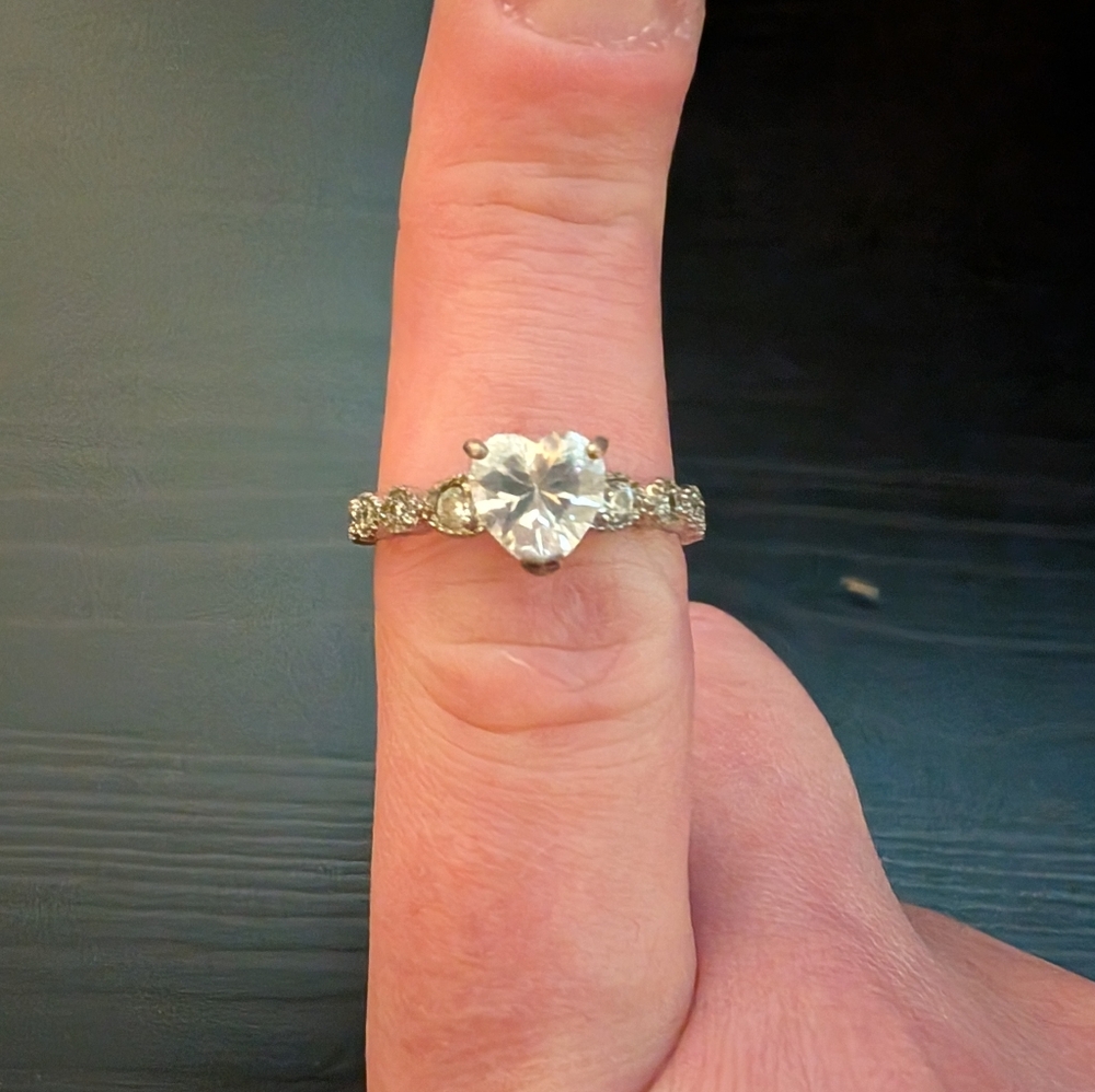 2/$30 Deal! Heart Rings With Side Detail